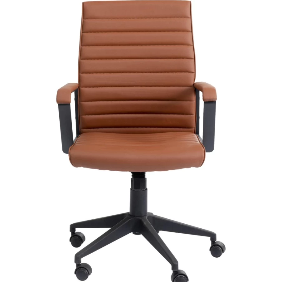 KARE Design Labora Light Brown Ergonomic Office Chair - Modern Comfort for Home & Workspace
