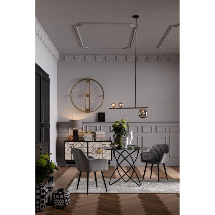 "KARE Design Kira Grey Modern Armchair with Armrests – Stylish Comfort for Your Home"
