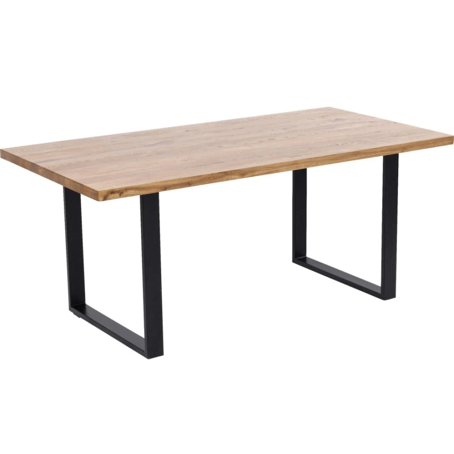 KARE Design Jackie Oak Black Dining Table 180X90 cm Modern Wooden Kitchen Table