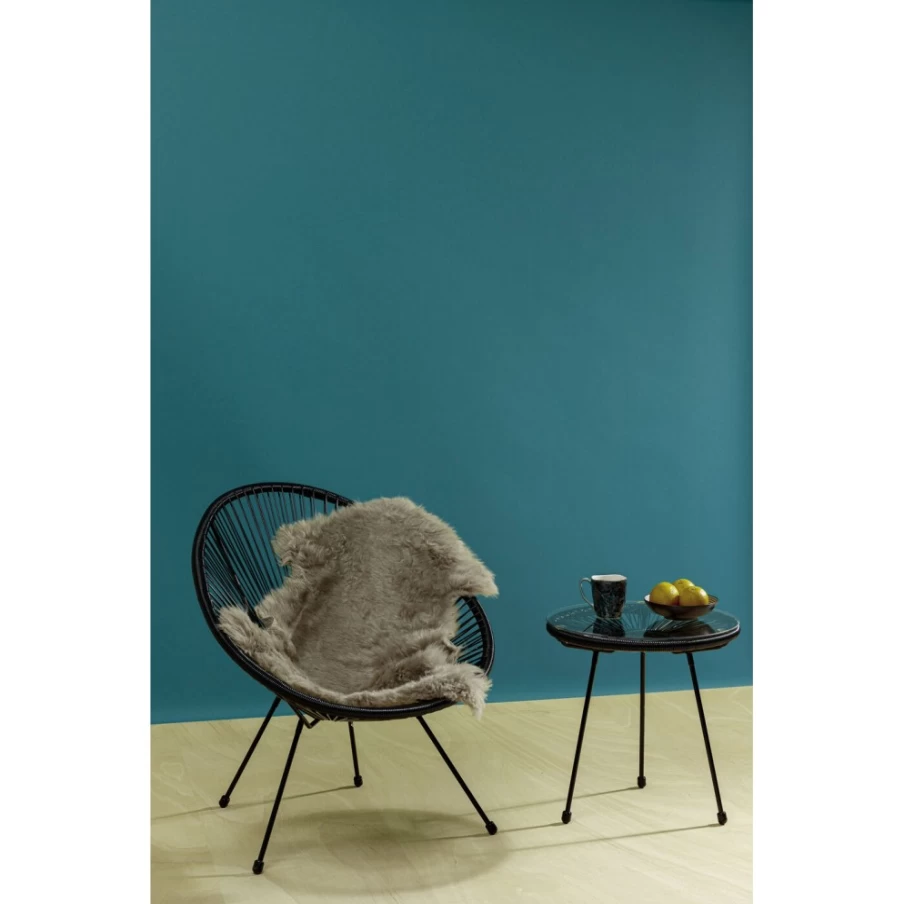 KARE Design Acapulco Black Side Table - Modern Nightstand or End Table for Living Room