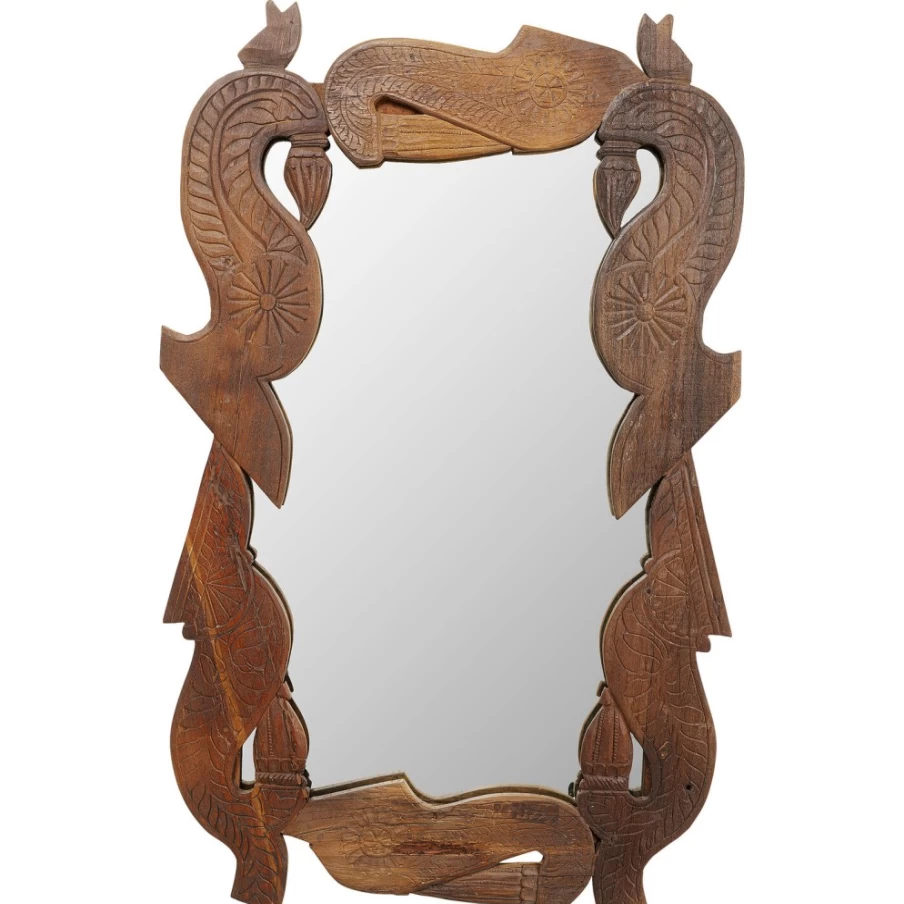 KARE Design Modern Wall Mirror Bracket 110x172 cm - Heavy Duty Stainless Steel Hanging Kit for Large Mirrors