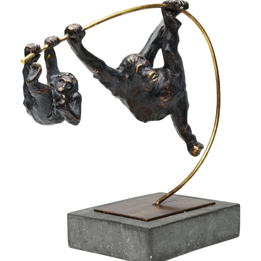 KARE Design Modern Deco Object - Playful Climbing Monkeys Sculpture for Home Decor