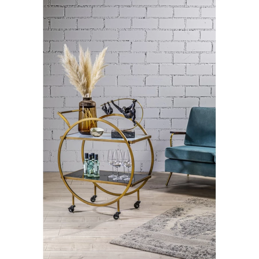 KARE Design Modern Deco Object - Playful Climbing Monkeys Sculpture for Home Decor