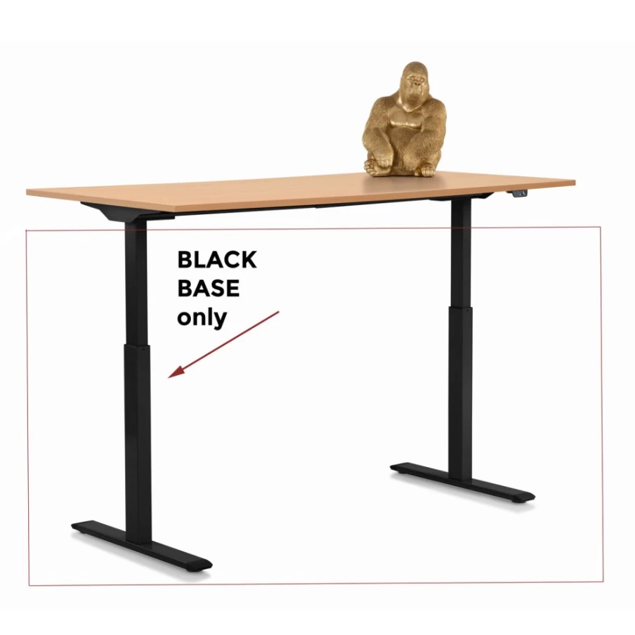"KARE Design Modern Black Office Table - Base Tavola Stylish Work Desk"