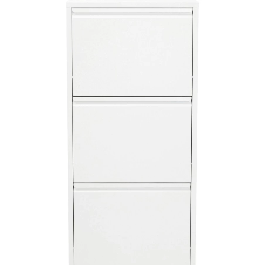 KARE Design Caruso 3 White Shoe Storage Container - Modern Organizer for Footwear