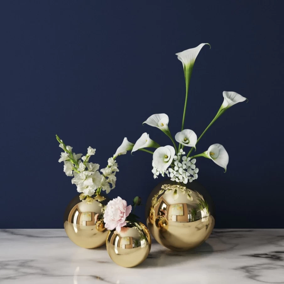 "KARE Design Goldy 8Cm Decorative Vase - Modern Home Decor"