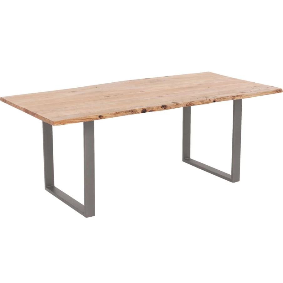 KARE Design Modern Industrial Crude Steel Dining Table 160x80 cm - Table Harmony Collection