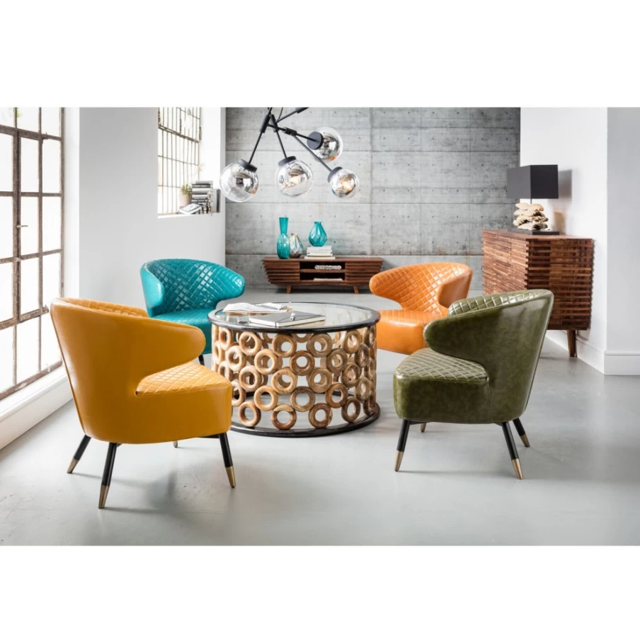 "KARE Design Modern Armchair in Green – Stylish Session Chair for Contemporary Living"