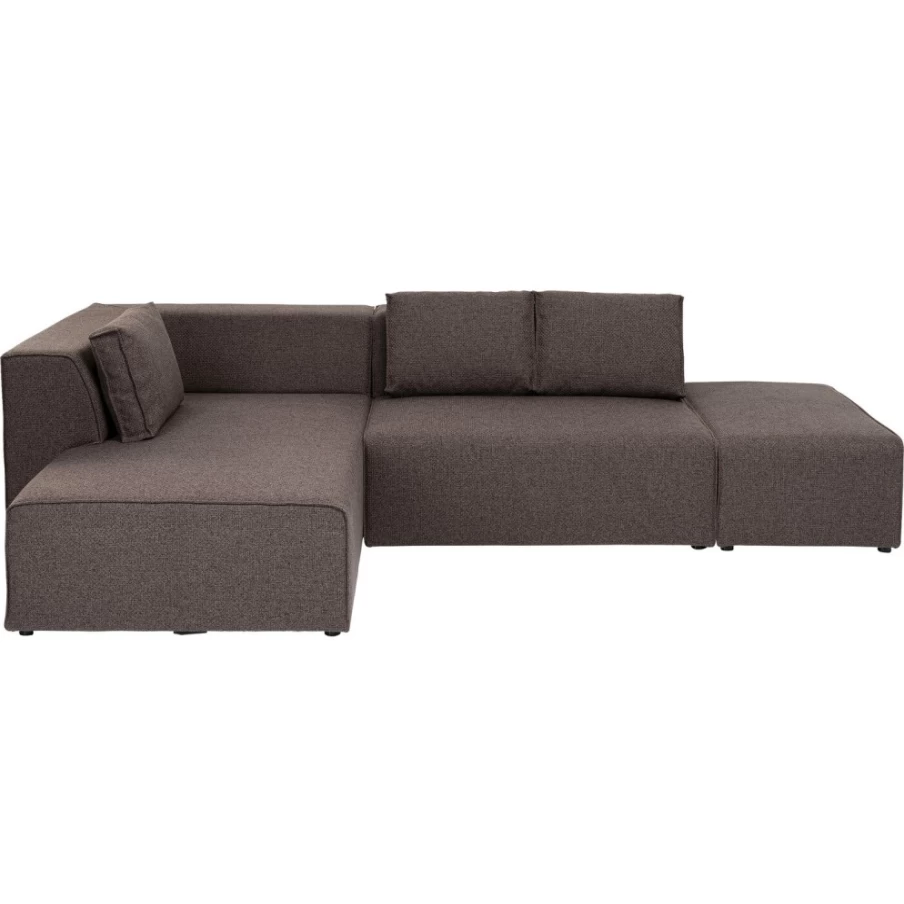 KARE Design Dolce Brown Left Sectional Corner Sofa Infinity Modern Living Room Furniture