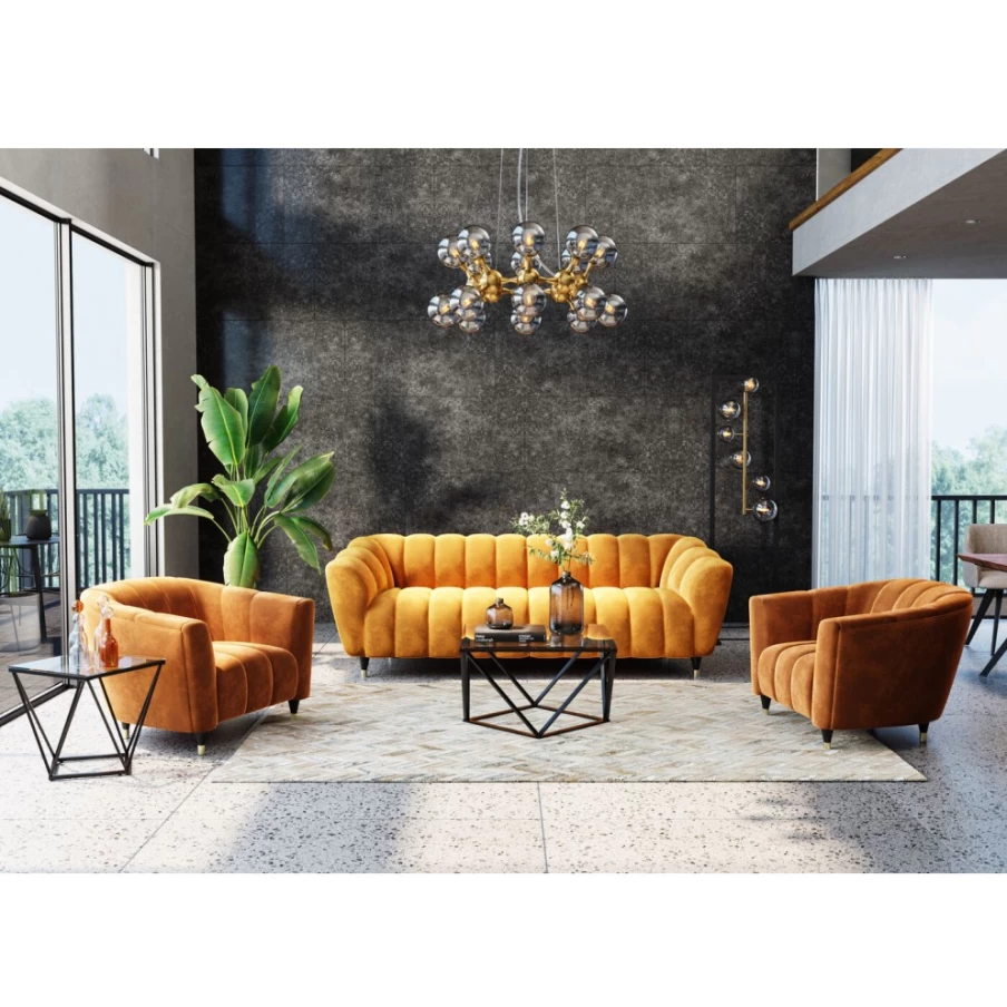 KARE Design Modern Cristallo Black Side Table - 50x50cm Glass Top End Table for Living Room