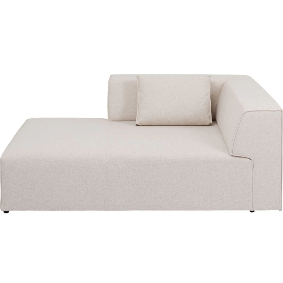 KARE Design Infinity Ottoman Left Section Cream 182cm Modern Modular Sofa Element