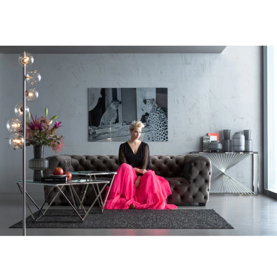 "KARE Design Glorious Black Area Rug 170x240 cm - Modern Luxury Carpet for Living Room"