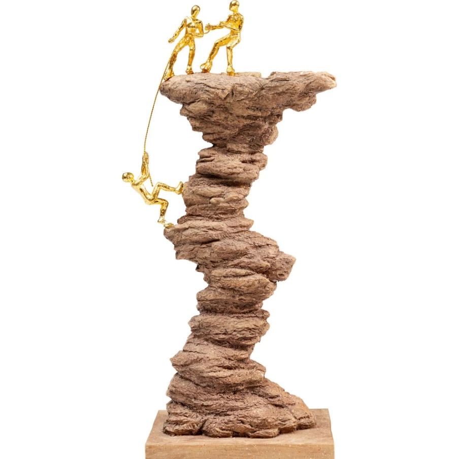 KARE Design Modern Rock Climb Deco Object - 34cm Sculpture for Home & Office Decor