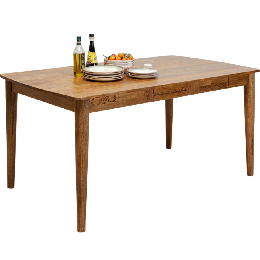 KARE Design Modern Dining Table James 160 x 90 cm Solid Wood Kitchen Table