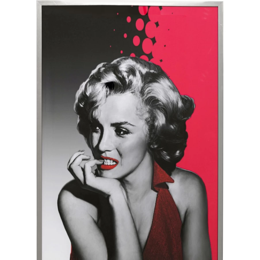 KARE Design Modern Picture Frame Diva Pixel Thinking Art 73x103cm Wall Decor