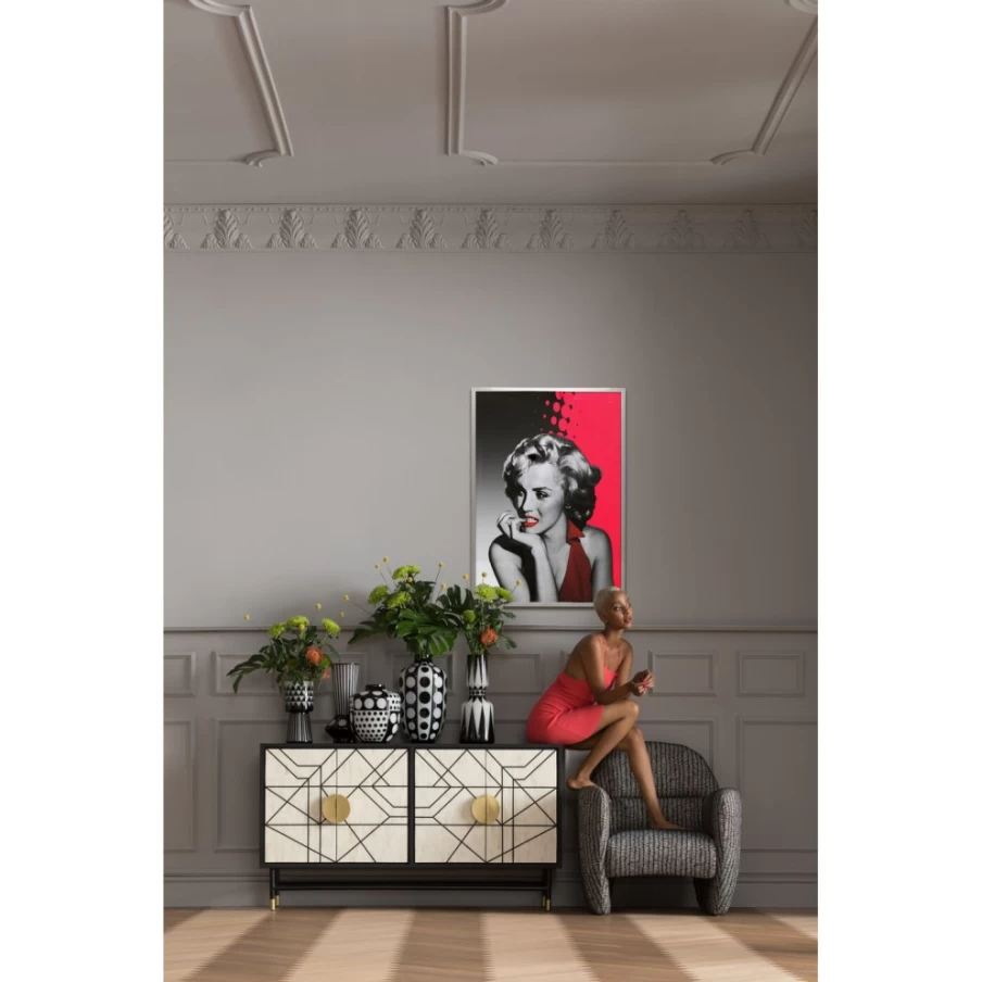 KARE Design Modern Picture Frame Diva Pixel Thinking Art 73x103cm Wall Decor