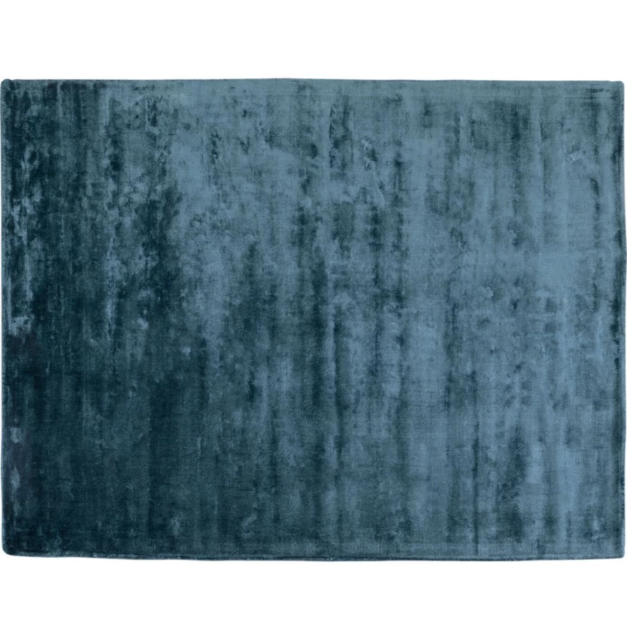 KARE Design Modern Ocean Blue Plush Carpet 170x240 cm for Cozy Home Decor