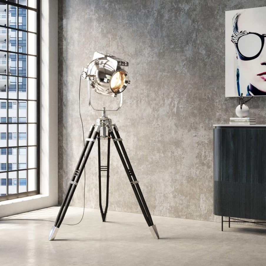 KARE Design Modern Floor Lamp - 230cm Tall Movie Theater Lighting for Home Decor