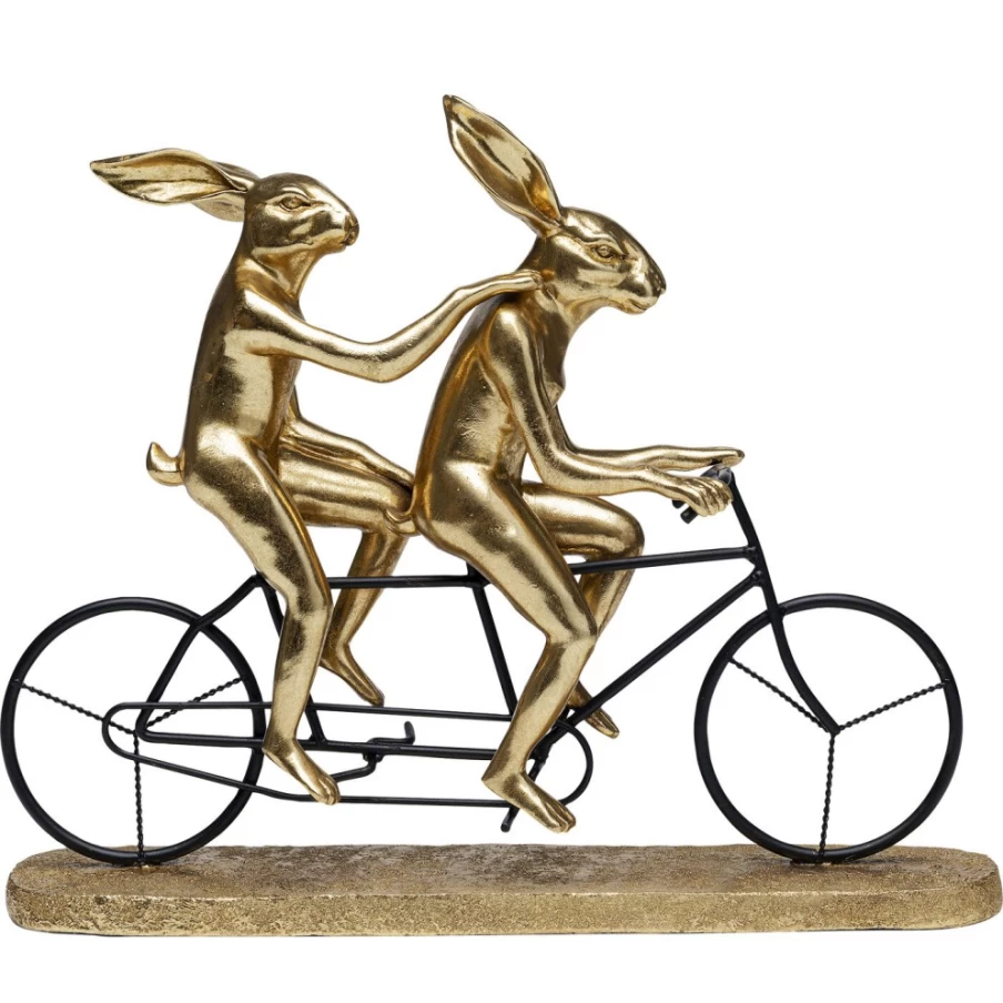 KARE Design Tandem Rabbits Decorative Object 34cm Modern Home Decor