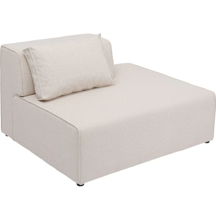 KARE Design Infinity Ottomane Semi Elements Cream Right Sectional Sofa 120cm Modern Luxury Living Room Furniture
