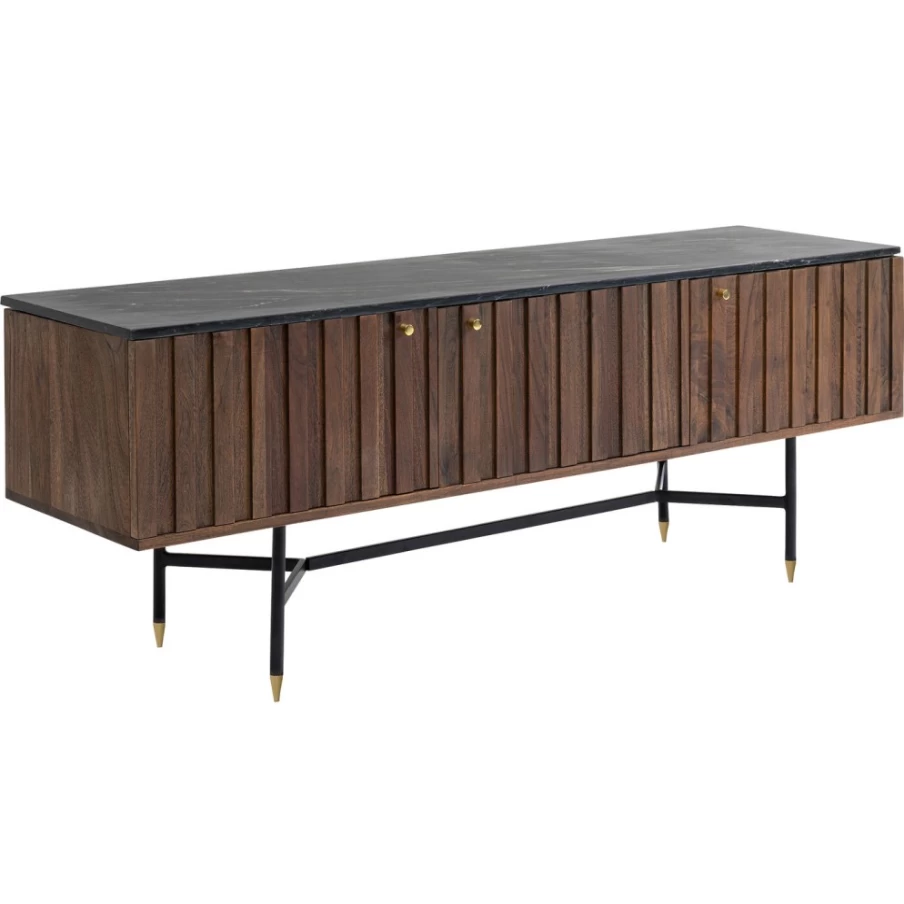 KARE Design Modern Apiano Lowboard TV Stand - Stylish Living Room Storage Cabinet