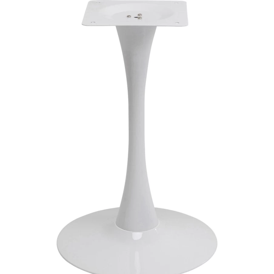 KARE Design Modern White Table Base Schickeria - 80cm Round Dining Pedestal Stand