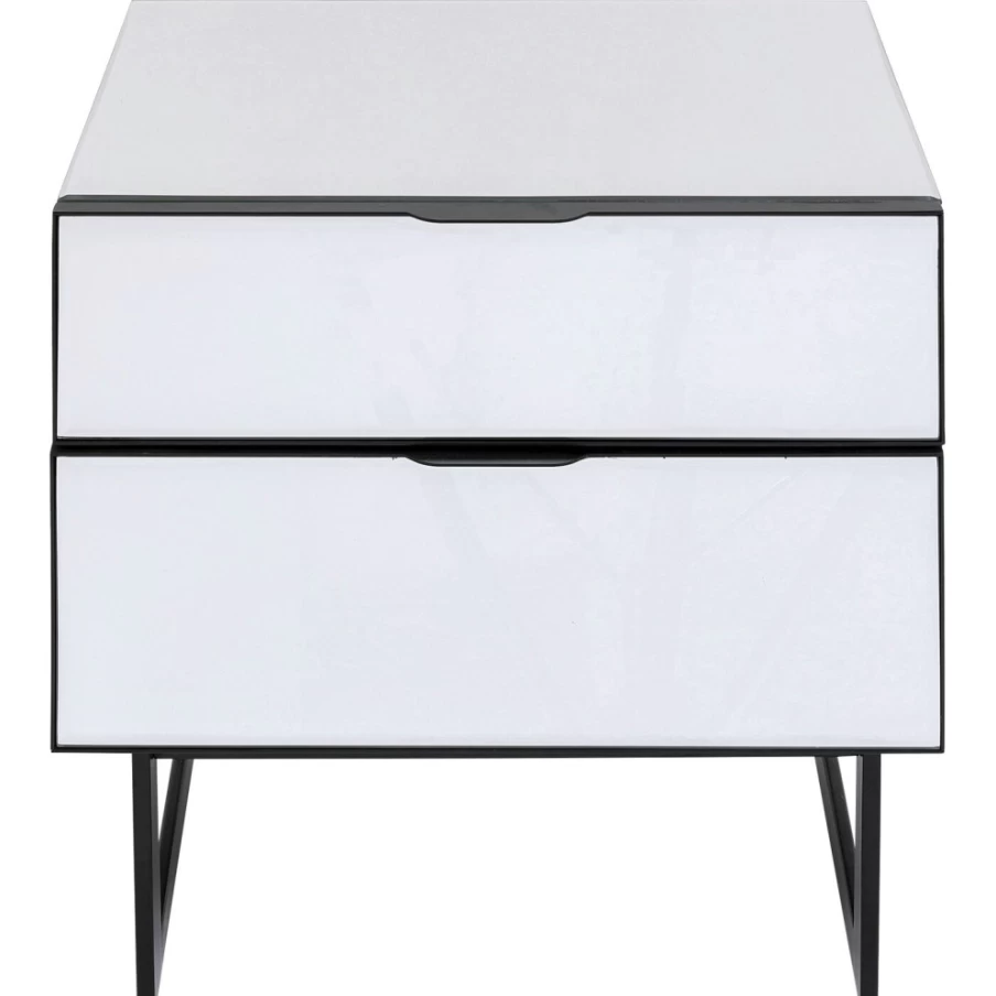 KARE Design Soran Small Black Dresser 49x50cm Modern Compact Chest of Drawers