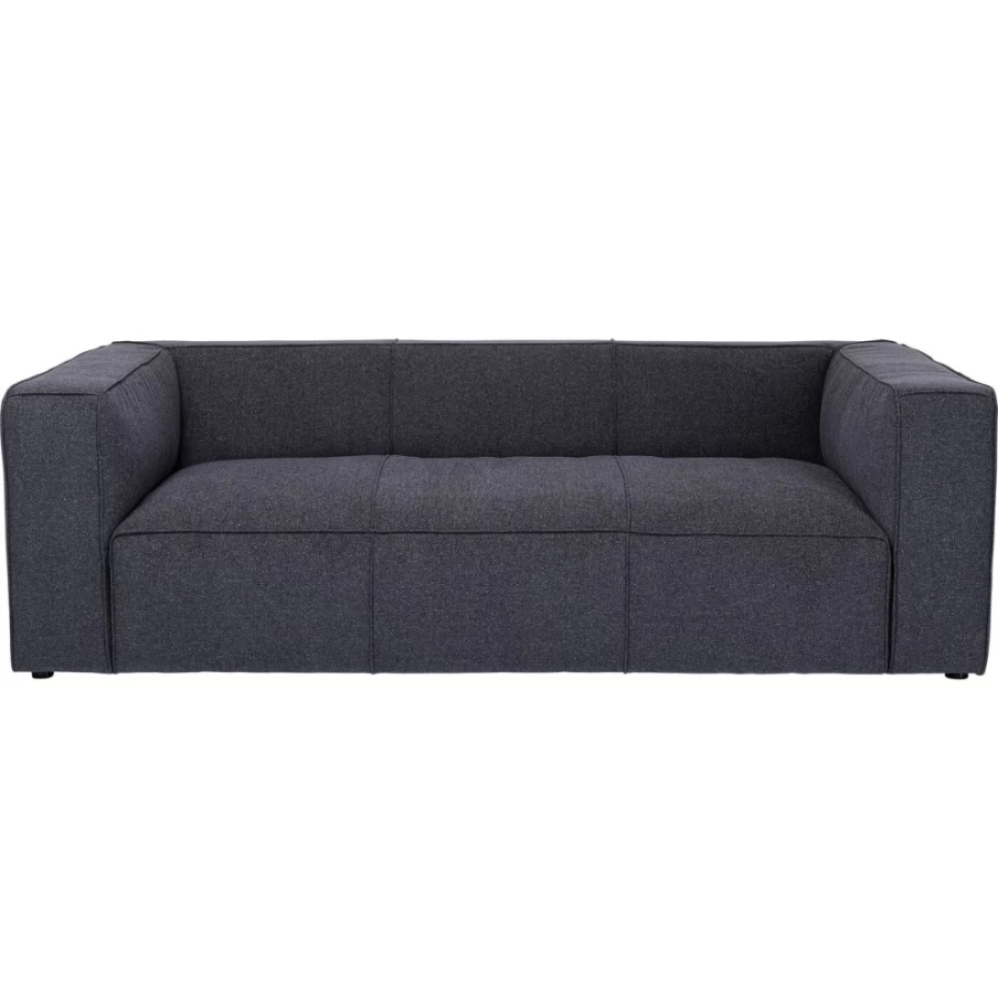KARE Design Cubetto 3-Seater Sofa 220cm Dark Grey Modern Luxury Living Room Furniture