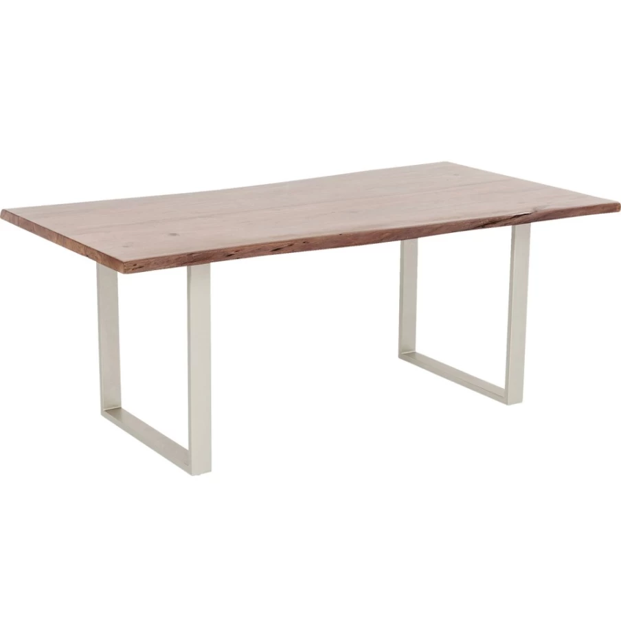 KARE Design Modern Dark Silver Dining Table 160x80 cm - Harmony Collection