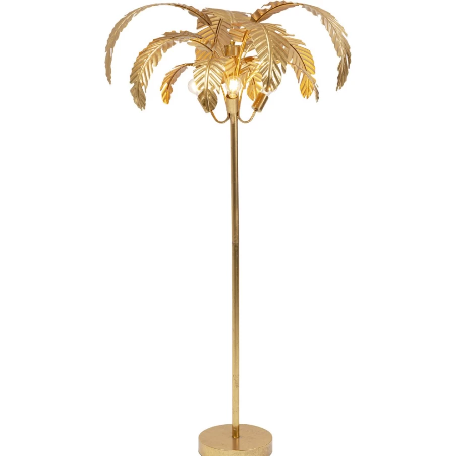 KARE Design Palmera 170Cm Modern Floor Lamp for Living Room | Tall Standing Light with Natural Style
