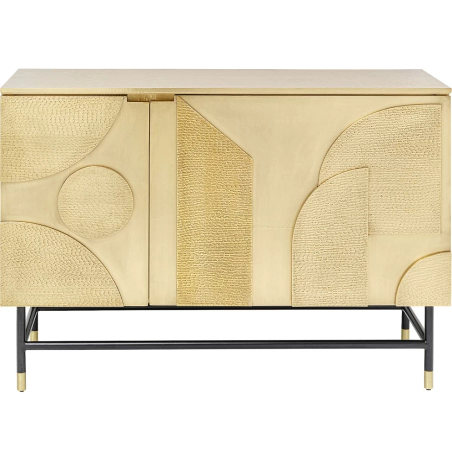 "KARE Design Solaris Modern Sideboard 123x87cm - Stylish Storage Cabinet for Living Room"