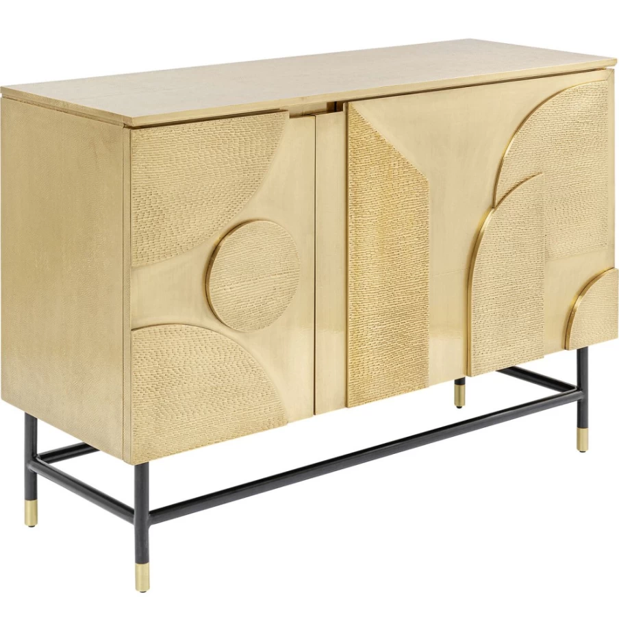 "KARE Design Solaris Modern Sideboard 123x87cm - Stylish Storage Cabinet for Living Room"