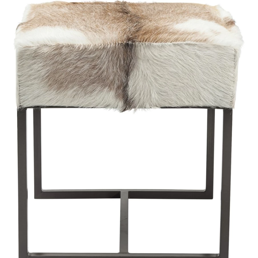 "KARE Design Modern Country Style Wooden Stool - Rustic Home Bar Stool, Kitchen & Living Room Seating"