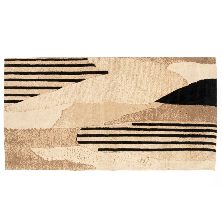 "KARE Design Modern Abstract Carpet 200x300 cm - Graphic Art Floor Rug for Home Decor"