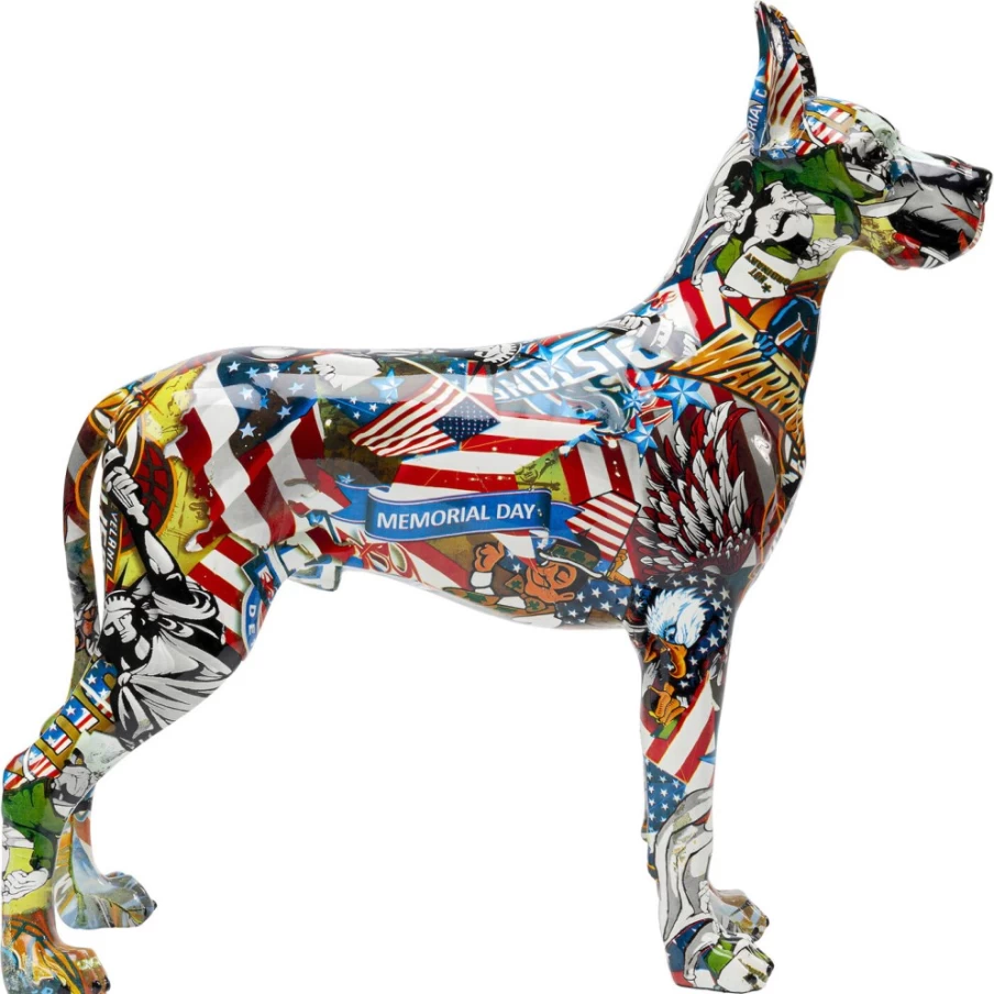 KARE Design Modern Deco Figurine - Playful Comic Dog Maddox Statue for Home Decor