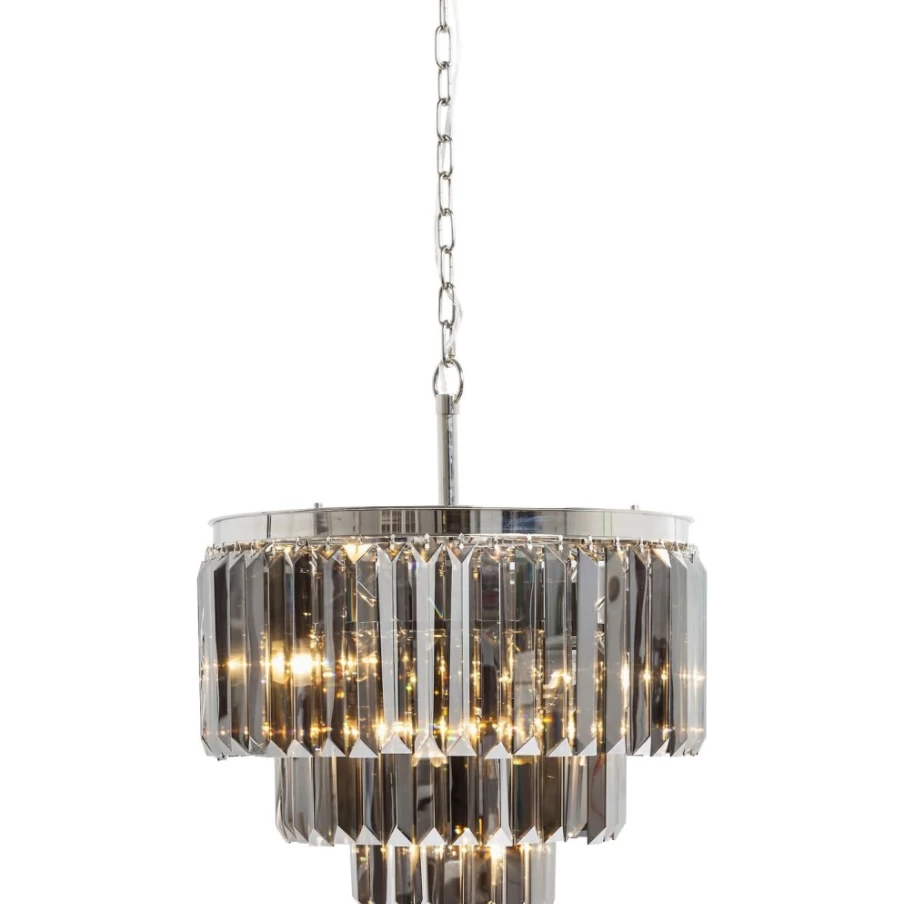 KARE Design Modern Round Smoky Glass Pendant Lamp for Lounge Lighting