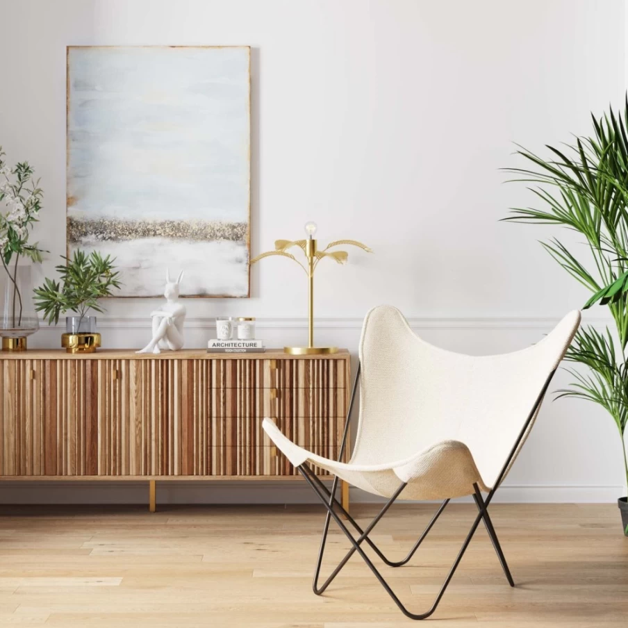"KARE Design Modern Armchair in California Cream – Stylish Lounge Chair for Living Room"