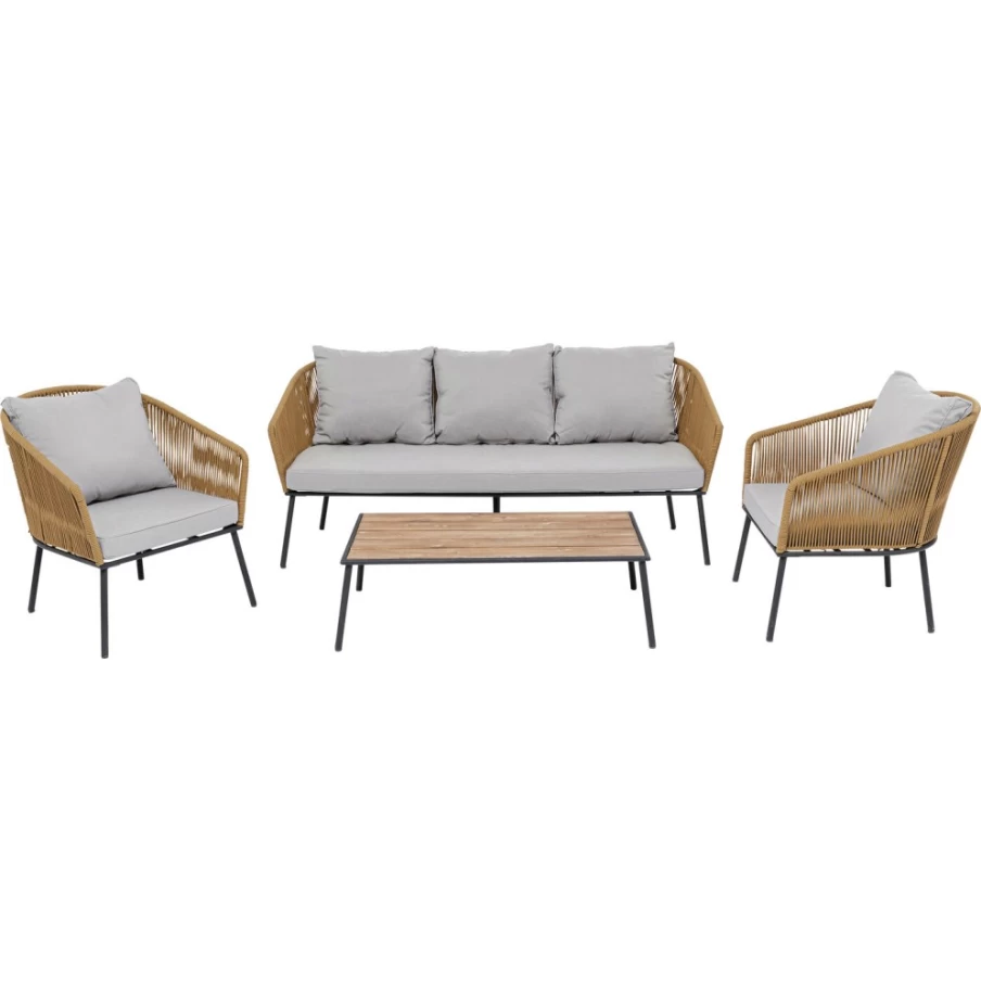 KARE Design Elba Cinque Nature 4-Piece Sofa Set | Modern Living Room Furniture