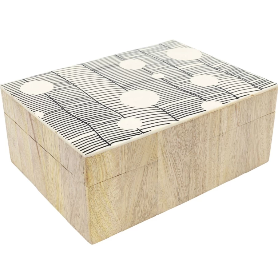 "KARE Design Harriett Decorative Box 20x8cm Modern Home Storage"