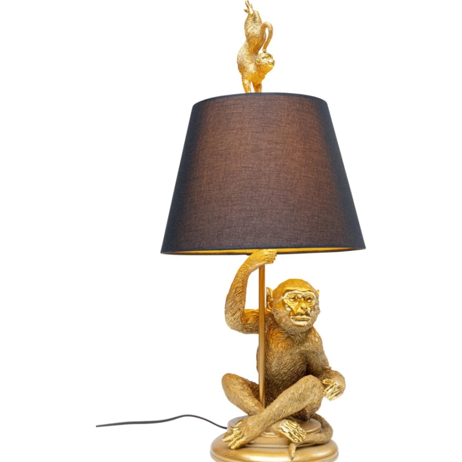 KARE Design Modern Animal Pole Dance Table Lamp - 68cm Height, Unique Decorative Lighting for Home & Office
