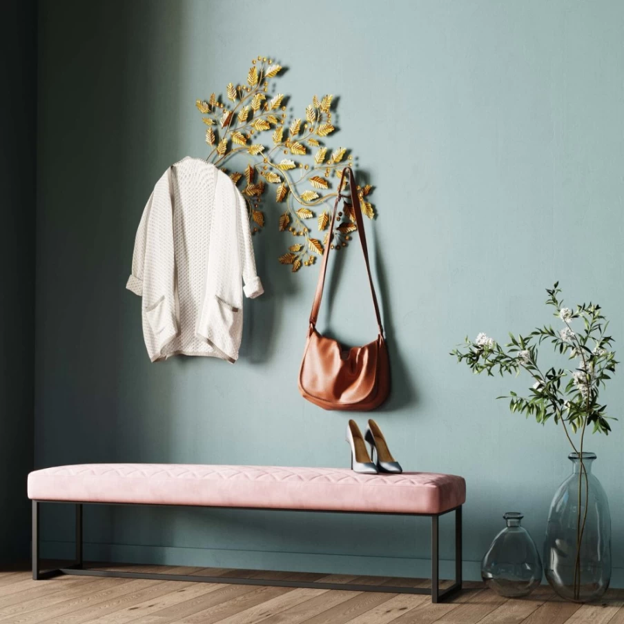 KARE Design Modern Velvet Rose Black Bench 150cm - Stylish Luxury Seating for Living Room