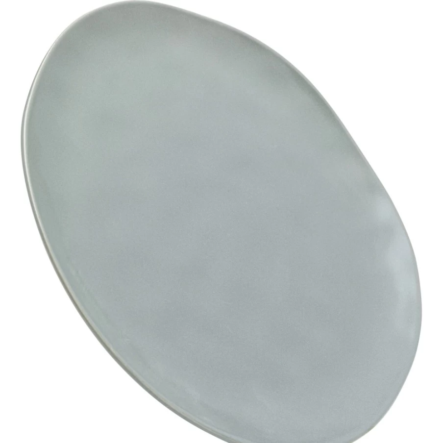 "KARE Design Organic Sage Decorative Plate 26cm – Stylish Ceramic Dinnerware"