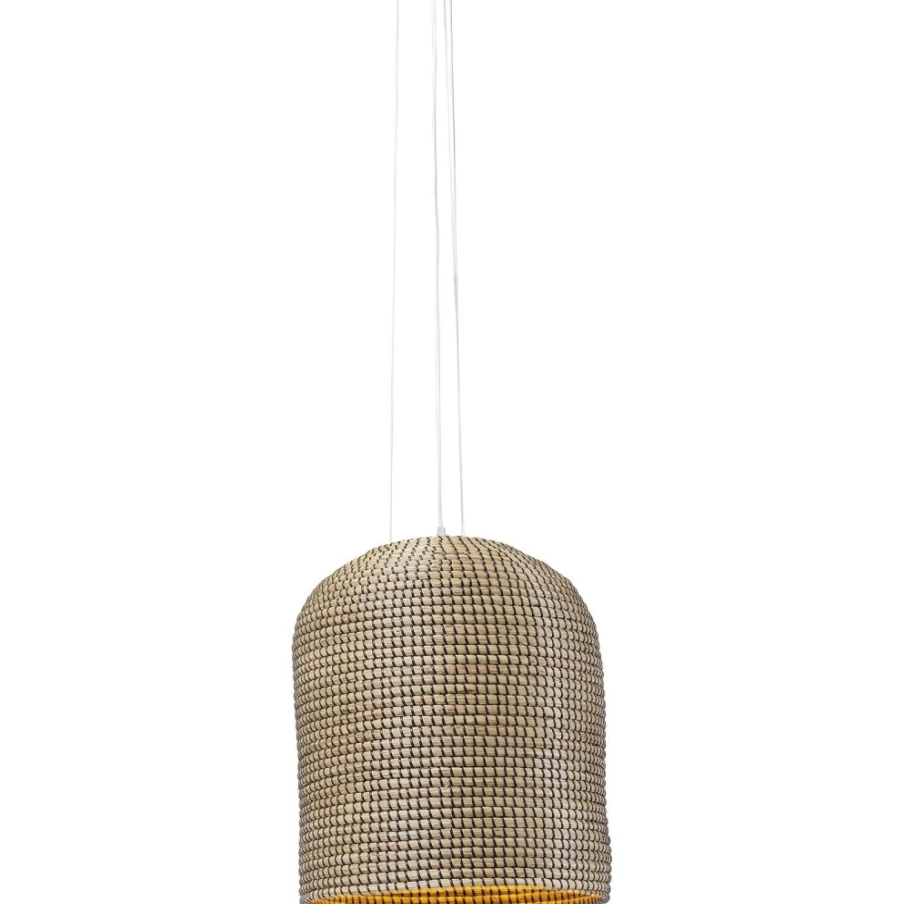KARE Design Modern Palma Brown Pendant Light - 37cm Industrial Chic Hanging Lamp for Kitchen & Dining Room