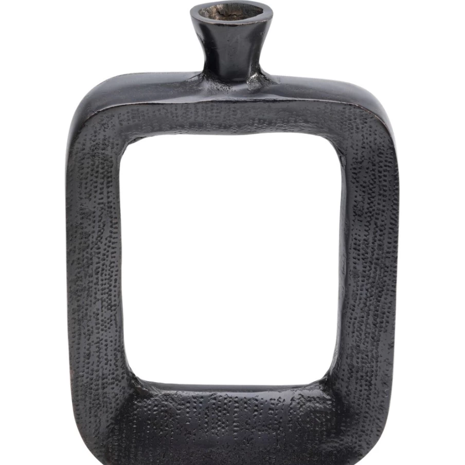 KARE Design Modern Black Tanu Candle Holder 30cm for Home Decor