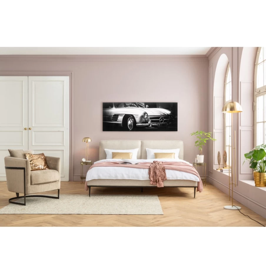 "KARE Design Modern Smokey Face Art Glass Picture 100x150cm Wall Decor"