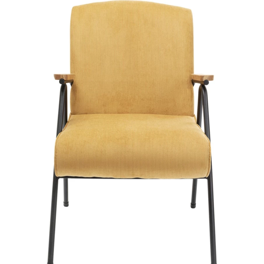 "KARE Design Ryan Modern Yellow Armchair – Stylish Comfort for Your Living Space"