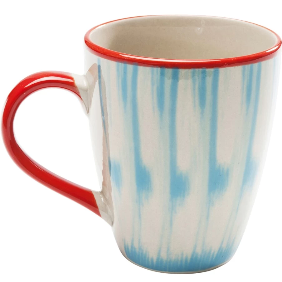 "KARE Design Batik Ceramic Mug – Handcrafted Artisan Coffee Cup with Traditional Batik Patterns"