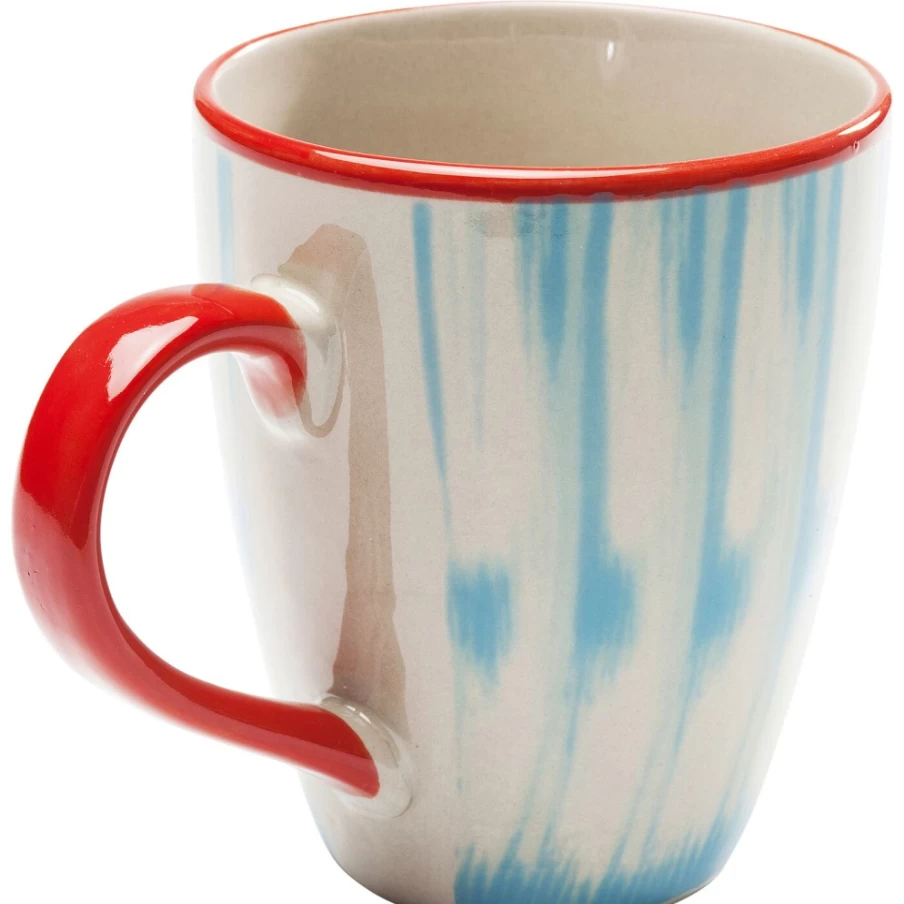 "KARE Design Batik Ceramic Mug – Handcrafted Artisan Coffee Cup with Traditional Batik Patterns"