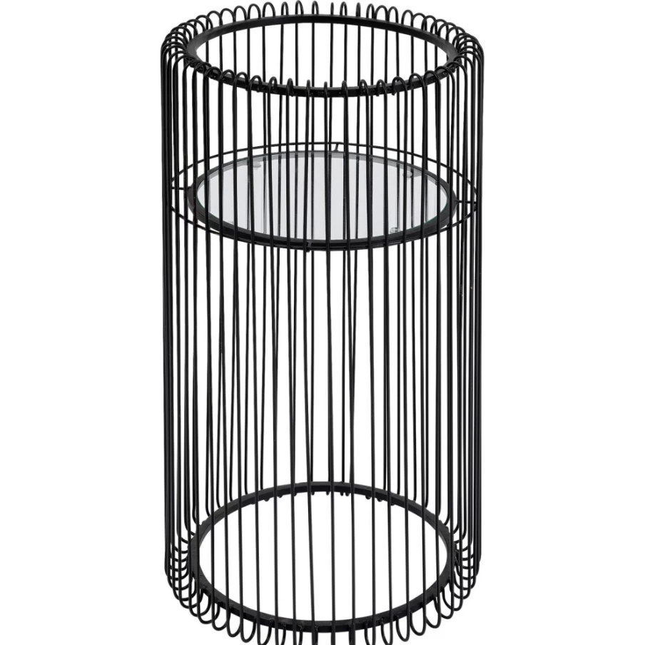 KARE Design Modern Black Metal Plant Holder - 70cm Hanging Flower Pot Hook for Indoor Outdoor Garden Decor