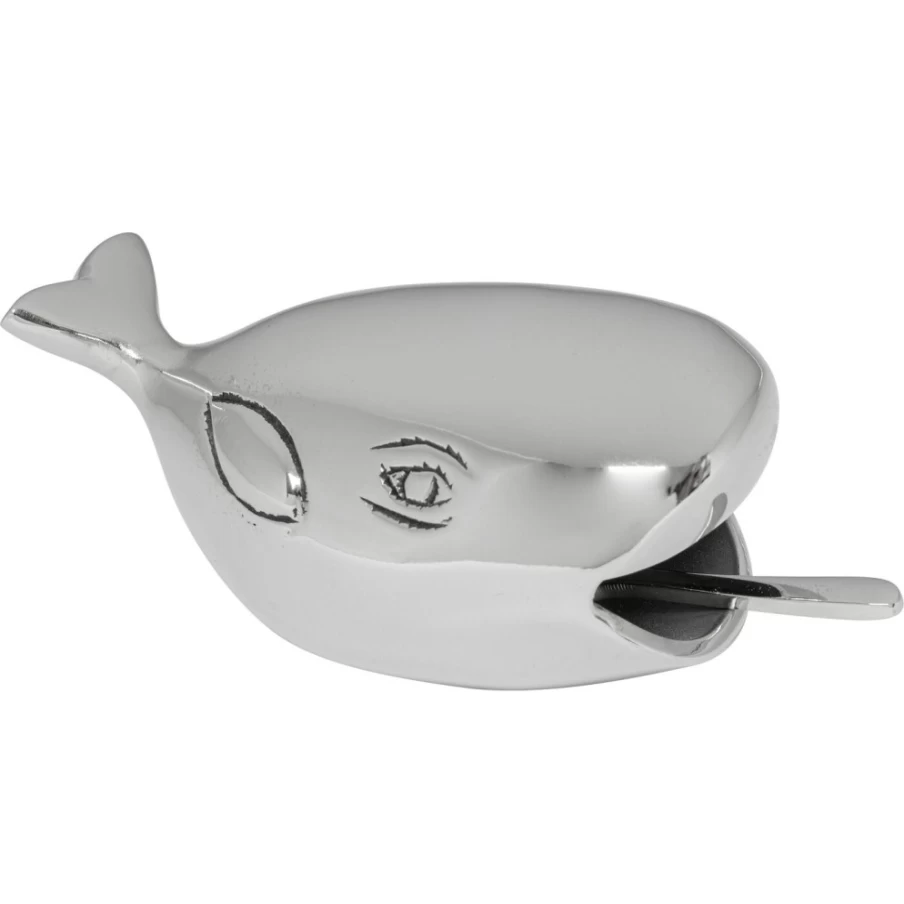KARE Design Whale Sugar Bowl Set - 2-Piece Ceramic Candy Jar with Lid